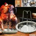 Stainless Steel Vertical Meat Poultry Chicken Turkey Roaster Stand Rack 7.5x 6.7 Food Grade Steel Easy to Operate - B075SZ7PSB